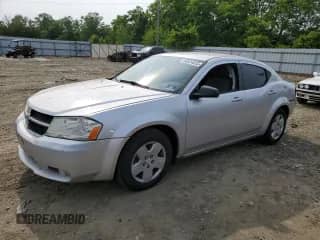 2008 Dodge Avenger with VIN 1B3LC46R98N182931, listed as a Copart auction lot 60824825 with 132,728 mi miles and Salvage title. Bid and sale history available at DreamBid. Image 1.