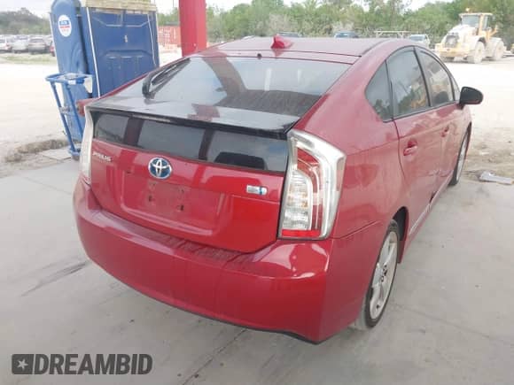 2012 Toyota Prius One with VIN JTDKN3DU4C5411255, listed as a IAAI auction lot 41544026 with 254,304 mi miles and . Bid and sale history available at DreamBid. Image 4.