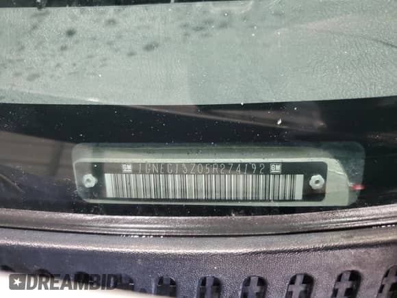 2005 Chevrolet Tahoe LS с VIN 1GNEC13Z05R274192, выставлен на аукционе Copart как лот 70749225 с пробегом 264 031 миль миль и Списание • Salvage title. История ставок и продаж доступна на DreamBid. Изображение 13.