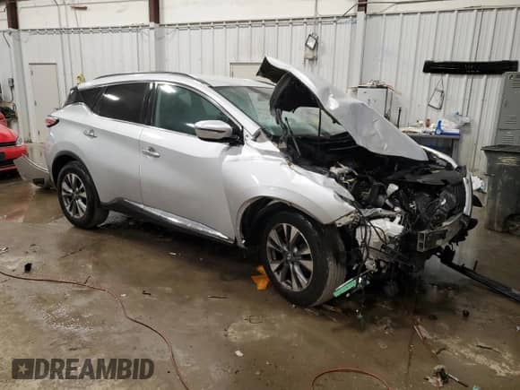 2017 Nissan Murano SL z VIN 5N1AZ2MH2HN114954, wystawiony jako Copart lot #64453925 z przebiegiem 87 309 mil mil oraz Nie do naprawy • Non repairable. Historia ofert i sprzedaży dostępna na DreamBid. Obrazek 4.