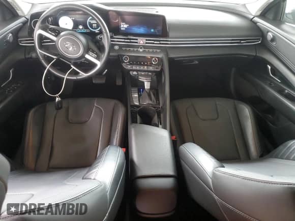 2022 Hyundai Elantra Limited with VIN KMHLN4AJ7NU014356, listed as a Copart auction lot 84930985 with 56,615 mi miles and Salvage title. Bid and sale history available at DreamBid. Image 8.