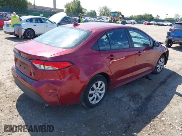 2024 Toyota Corolla LE with VIN 5YFB4MDE5RP196904, listed as a IAAI auction lot 43203892 with 40,897 mi miles and . Bid and sale history available at DreamBid. Image 4.