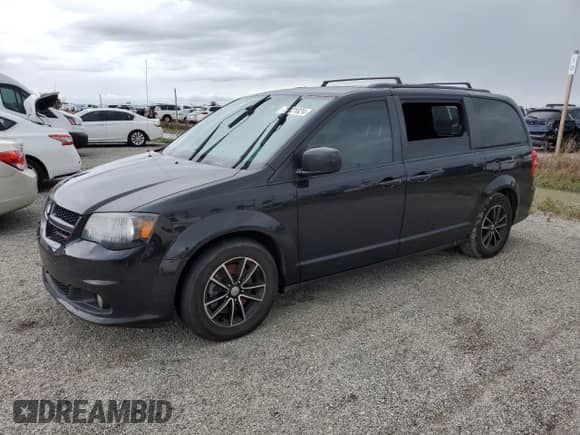 2018 Dodge Grand Caravan GT with VIN 2C4RDGEG9JR331578, listed as a Copart auction lot 75121024 with Not provided miles and Non repairable. Bid and sale history available at DreamBid. Image 1.