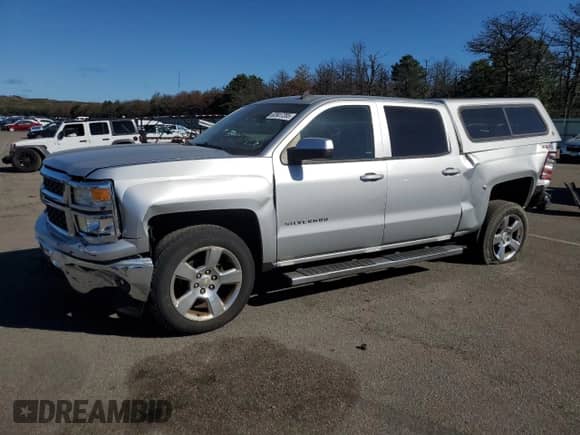 2014 Chevrolet Silverado 1500 LT with VIN 3GCUKREC1EG152276, listed as a Copart auction lot 83937285 with 105,532 mi miles and Salvage title. Bid and sale history available at DreamBid. Image 1.
