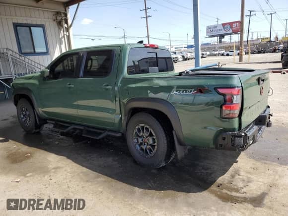2023 Nissan Frontier Pro-X with VIN 1N6ED1EJ6PN670843, listed as a Copart auction lot 51841865 with 8,825 mi miles and Salvage title. Bid and sale history available at DreamBid. Image 2.