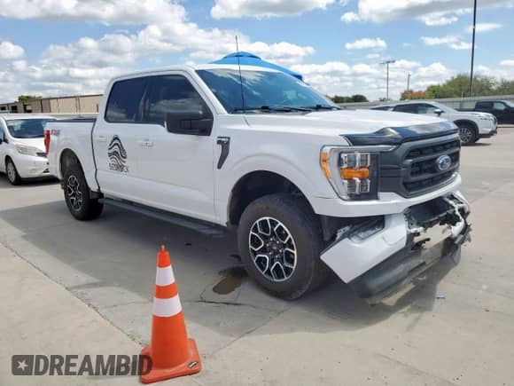 2021 Ford F-150 XL с VIN 1FTFW1E86MFC34398, выставлен на аукционе Copart как лот 80726395 с пробегом 95 428 миль миль и Списание • Salvage title. История ставок и продаж доступна на DreamBid. Изображение 4.