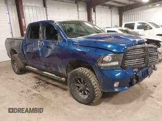 2017 Ram 1500 Sport with VIN 1C6RR7UT7HS779169, listed as a IAAI auction lot 41680887 with 101,576 mi miles and . Bid and sale history available at DreamBid. Image 1.