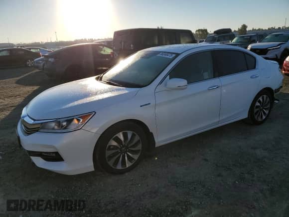 2017 Honda Accord EX-L with VIN JHMCR6F54HC012069, listed as a Copart auction lot 86048475 with 118,205 mi miles and Salvage title. Bid and sale history available at DreamBid. Image 1.