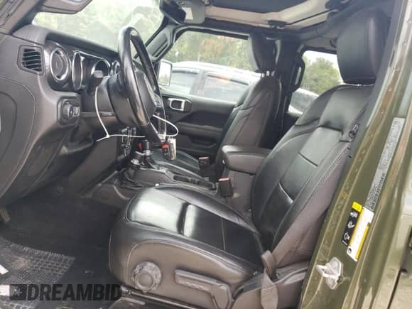 2021 Jeep Wrangler Unlimited Sahara Altitude with VIN 1C4HJXEG2MW605137, listed as a Copart auction lot 67749615 with 66,869 mi miles and Salvage title. Bid and sale history available at DreamBid. Image 7.