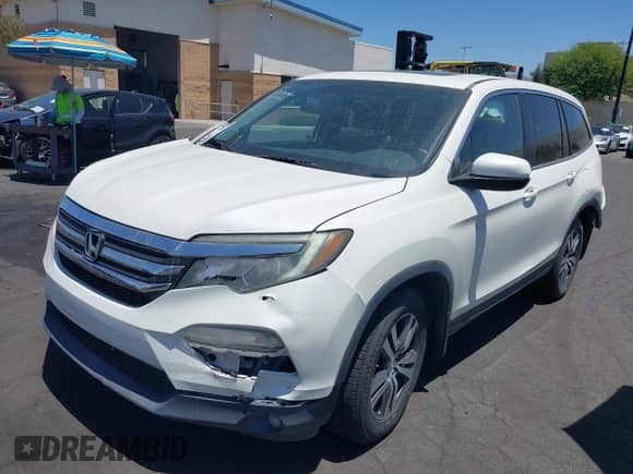 2017 Honda Pilot EX-L z VIN 5FNYF5H80HB040102, wystawiony jako IAAI lot #42310780 z przebiegiem 111 680 mil mil oraz . Historia ofert i sprzedaży dostępna na DreamBid. Obrazek 2.