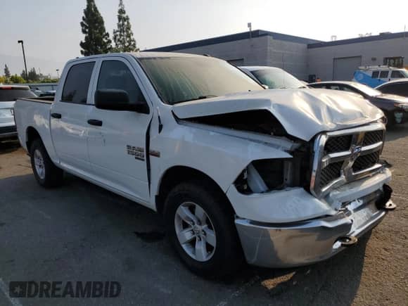 2021 Ram 1500 Tradesman z VIN 3C6RR7KT7MG665371, wystawiony jako Copart lot #68476425 z przebiegiem 94 190 mil mil oraz Szkoda całkowita • Salvage title. Historia ofert i sprzedaży dostępna na DreamBid. Obrazek 4.