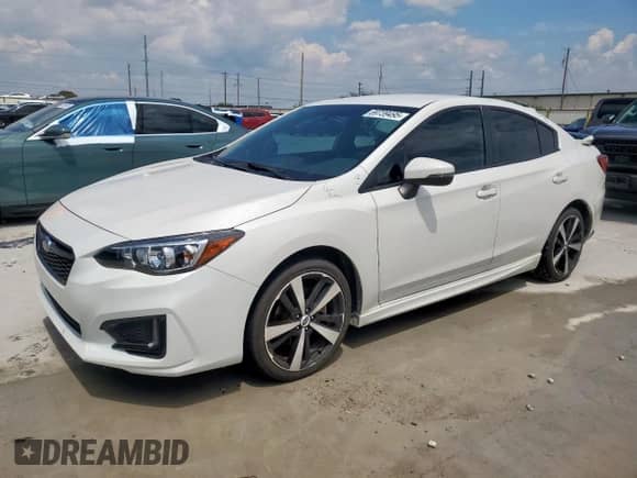 2017 Subaru Impreza Special Sports with VIN 4S3GKAK64H1624745, listed as a Copart auction lot 69739495 with 70,503 mi miles and Salvage title. Bid and sale history available at DreamBid. Image 1.