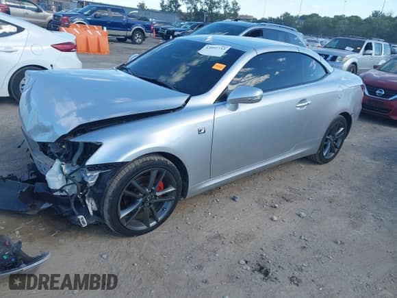 2015 Lexus IS 250 C with VIN JTHFF2C26F2532124, listed as a IAAI auction lot 43092733 with 68,830 mi miles and . Bid and sale history available at DreamBid. Image 2.