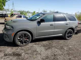 2022 Dodge Durango GT Plus with VIN 1C4RDJDG8NC204950, listed as a Copart auction lot 55531285 with 64,554 mi miles and Salvage title. Bid and sale history available at DreamBid. Image 1.