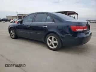 2006 Hyundai Sonata GLS z VIN 5NPEU46F76H129720, wystawiony jako Copart lot #87379215 z przebiegiem 167 104 mil mil oraz Czysty tytuł • Clean title. Historia ofert i sprzedaży dostępna na DreamBid. Obrazek 2.