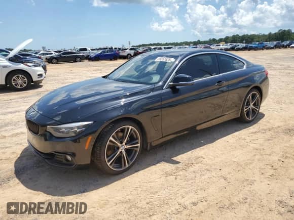 2019 BMW 4 Series 430i with VIN WBA4W3C50KAF91534, listed as a Copart auction lot 65551825 with 85,112 mi miles and Salvage title. Bid and sale history available at DreamBid. Image 1.