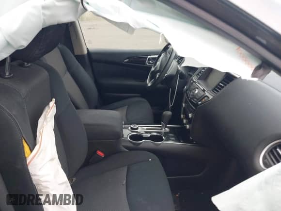 2017 Nissan Pathfinder S with VIN 5N1DR2MM4HC689353, listed as a IAAI auction lot 43025525 with 102,589 mi miles and . Bid and sale history available at DreamBid. Image 5.