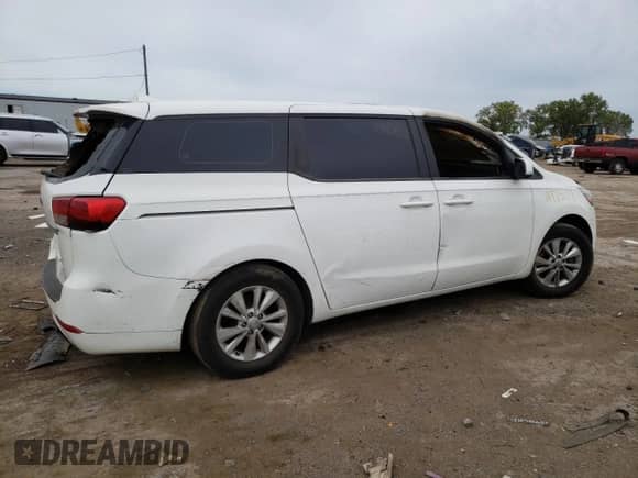 2017 Kia Sedona L с VIN KNDMA5C11H6263283, выставлен на аукционе Copart как лот 73418794 с пробегом Не указан миль и Списание • Salvage title. История ставок и продаж доступна на DreamBid. Изображение 3.