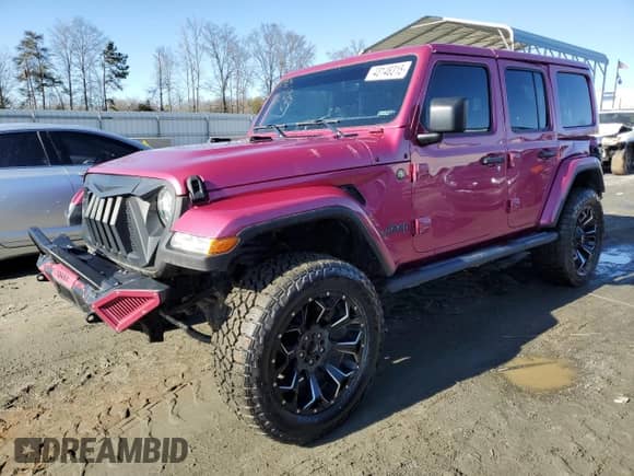 2022 Jeep Wrangler Unlimited Sahara z VIN 1C4HJXEG0NW157739, wystawiony jako Copart lot #43148315 z przebiegiem 36 116 mil mil oraz Szkoda całkowita • Salvage title. Historia ofert i sprzedaży dostępna na DreamBid. Obrazek 1.