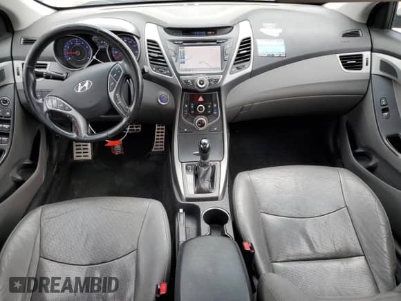 2015 Hyundai Elantra Sport with VIN KMHDH4AH9FU370849, listed as a Copart auction lot 71015235 with 165,554 mi miles and Salvage title. Bid and sale history available at DreamBid. Image 8.