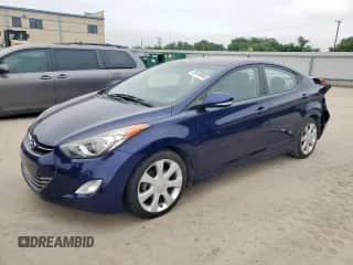 2013 Hyundai Elantra Limited z VIN 5NPDH4AE5DH212588, wystawiony jako Copart lot #59755655 z przebiegiem 118 314 mil mil oraz Czysty tytuł • Clean title. Historia ofert i sprzedaży dostępna na DreamBid. Obrazek 1.
