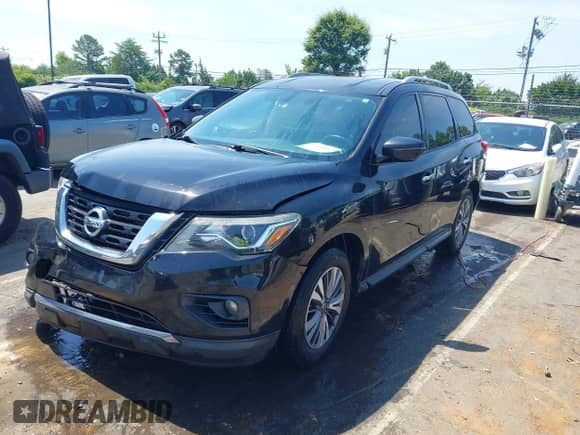 2017 Nissan Pathfinder SV with VIN 5N1DR2MN6HC662101, listed as a IAAI auction lot 42558887 with 189,313 mi miles and . Bid and sale history available at DreamBid. Image 17.
