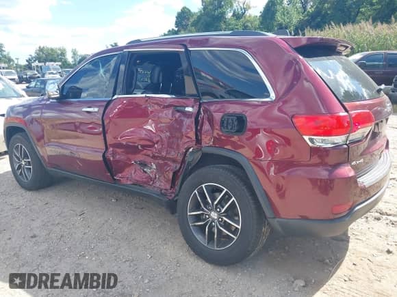 2017 Jeep Grand Cherokee Limited z VIN 1C4RJFBG5HC861122, wystawiony jako IAAI lot #43106423 z przebiegiem 121 685 mil mil oraz . Historia ofert i sprzedaży dostępna na DreamBid. Obrazek 6.