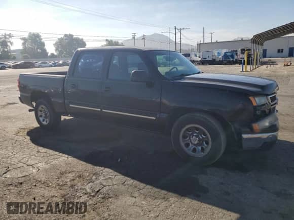 2007 Chevrolet Silverado 1500 LS with VIN 2GCEC13V171154581, listed as a Copart auction lot 69521865 with Not provided miles and Salvage title. Bid and sale history available at DreamBid. Image 4.