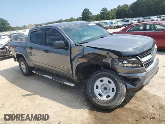 2019 Chevrolet Colorado 2WD Work Truck with VIN 1GCGSBEA0K1302522, listed as a Copart auction lot 71921285 with 75,648 mi miles and Salvage title. Bid and sale history available at DreamBid. Image 4.