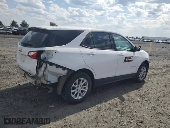 2019 Chevrolet Equinox LS с VIN 3GNAXSEV4KL329135, выставлен на аукционе Copart как лот 61463665 с пробегом 22 237 миль миль и Списание • Salvage title. История ставок и продаж доступна на DreamBid. Изображение 3.