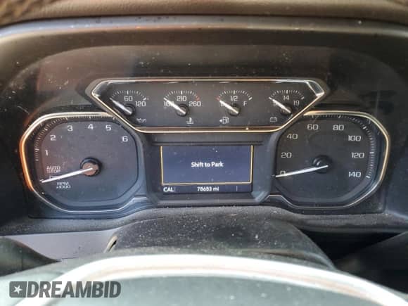 2019 GMC Sierra 1500 Elevation with VIN 1GTR8CED6KZ427145, listed as a Copart auction lot 71031554 with 78,683 mi miles and Salvage title. Bid and sale history available at DreamBid. Image 9.