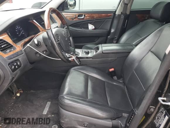 2014 Hyundai Equus Ultimate with VIN KMHGH4JH9EU087122, listed as a Copart auction lot 86954404 with 99,083 mi miles and Salvage title. Bid and sale history available at DreamBid. Image 7.