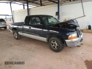1998 Dodge Dakota SLT with VIN 1B7GL22X4WS639670, listed as a Copart auction lot 81613145 with 143,690 mi miles and Salvage title. Bid and sale history available at DreamBid. Image 4.