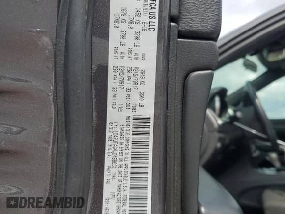 2018 Jeep Grand Cherokee Upland z VIN 1C4RJFAG4JC458661, wystawiony jako Copart lot #64367695 z przebiegiem 70 189 mil mil oraz Szkoda całkowita • Salvage title. Historia ofert i sprzedaży dostępna na DreamBid. Obrazek 13.