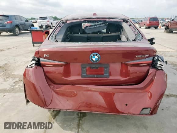 2024 BMW i4 eDrive35 с VIN WBY43AW06RFR52113, выставлен на аукционе Copart как лот 54506065 с пробегом 21 588 миль миль и Чистый • Clean title. История ставок и продаж доступна на DreamBid. Изображение 6.