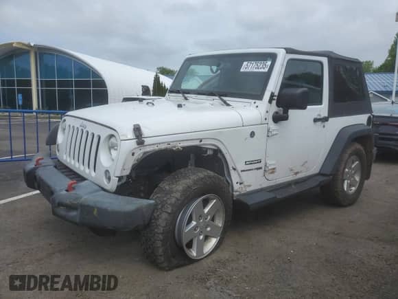 2018 Jeep Wrangler Sport S с VIN 1C4AJWAG8JL867954, выставлен на аукционе Copart как лот 57175235 с пробегом 69 390 миль миль и Списание • Salvage title. История ставок и продаж доступна на DreamBid. Изображение 1.