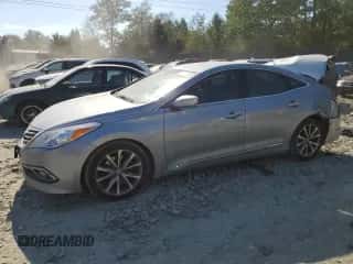 2016 Hyundai Azera с VIN KMHFG4JG9GA505642, выставлен на аукционе Copart как лот 74641744 с пробегом 107 004 миль миль и Списание • Salvage title. История ставок и продаж доступна на DreamBid. Изображение 1.