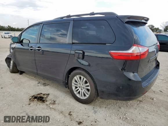 2015 Toyota Sienna XLE z VIN 5TDYK3DC1FS549649, wystawiony jako Copart lot #70762555 z przebiegiem 106 883 mil mil oraz Szkoda całkowita • Salvage title. Historia ofert i sprzedaży dostępna na DreamBid. Obrazek 2.