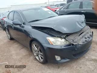 2008 Lexus IS 350 with VIN JTHBE262185019748, listed as a IAAI auction lot 42627014 with 111,349 mi miles and . Bid and sale history available at DreamBid. Image 1.