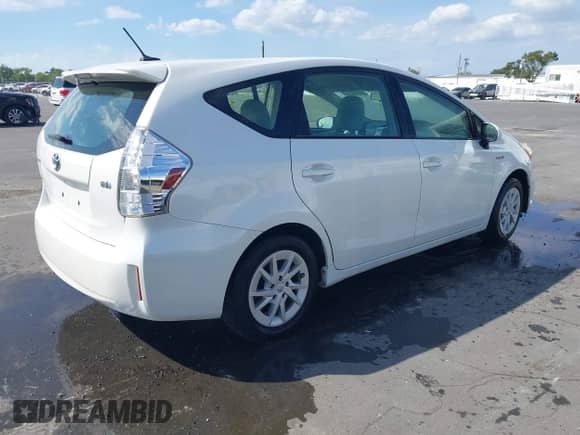2013 Toyota Prius Two with VIN JTDZN3EU6D3212072, listed as a IAAI auction lot 43080108 with 122,993 mi miles and . Bid and sale history available at DreamBid. Image 4.
