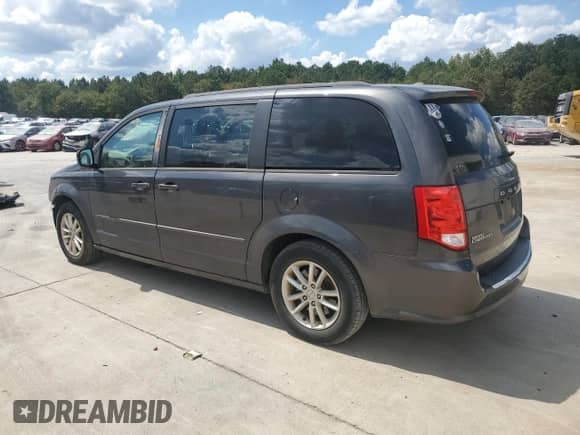 2016 Dodge Grand Caravan SXT with VIN 2C4RDGCG9GR376239, listed as a Copart auction lot 80192255 with 201,179 mi miles and Salvage title. Bid and sale history available at DreamBid. Image 2.