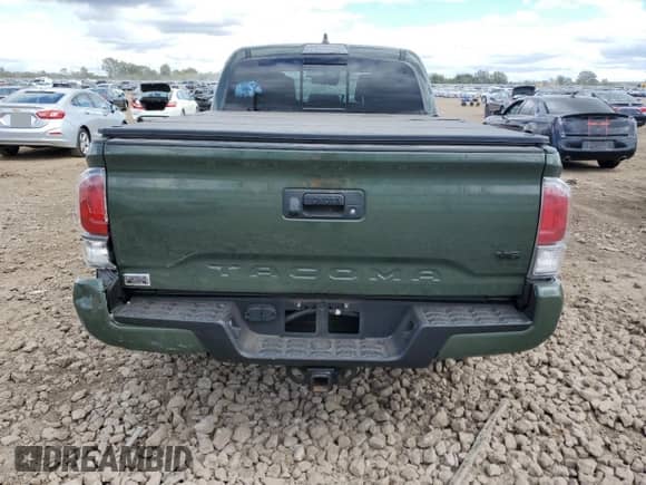 2022 Toyota Tacoma SR5 with VIN 3TMDZ5BN8NM127998, listed as a Copart auction lot 71539915 with 55,895 mi miles and Salvage title. Bid and sale history available at DreamBid. Image 6.