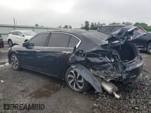 2017 Honda Accord EX-L z VIN 1HGCR3F06HA042563, wystawiony jako Copart lot #69002285 z przebiegiem 134 274 mil mil oraz Szkoda całkowita • Salvage title. Historia ofert i sprzedaży dostępna na DreamBid. Obrazek 2.