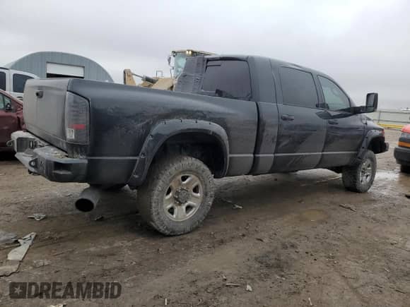 2007 Dodge 2500 Laramie with VIN 3D7KS29A37G841087, listed as a Copart auction lot 43170905 with 234,584 mi miles and Salvage title. Bid and sale history available at DreamBid. Image 3.
