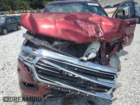 2020 Ram 1500 Longhorn with VIN 1C6SRFKM9LN221015, listed as a Copart auction lot 65352644 with 60,437 mi miles and Salvage title. Bid and sale history available at DreamBid. Image 12.