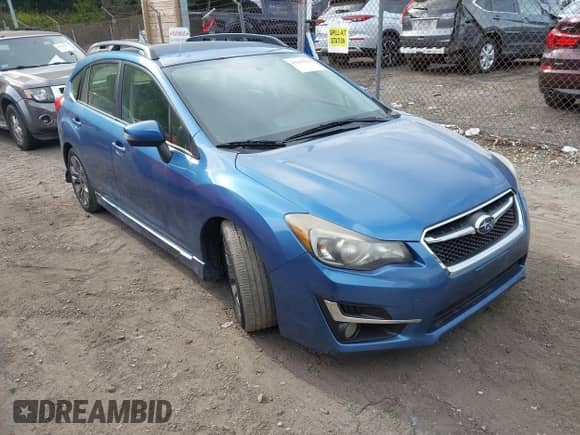 2015 Subaru Impreza Special Sports Premium z VIN JF1GPAT69FH200309, wystawiony jako IAAI lot #43247629 z przebiegiem 164 054 mil mil oraz . Historia ofert i sprzedaży dostępna na DreamBid. Obrazek 1.