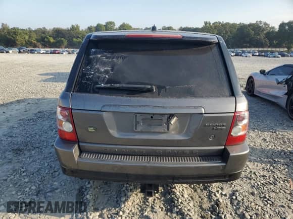 2008 Land Rover Range Rover Sport HSE with VIN SALSK25478A123643, listed as a Copart auction lot 81577235 with 253,968 mi miles and Salvage title. Bid and sale history available at DreamBid. Image 6.