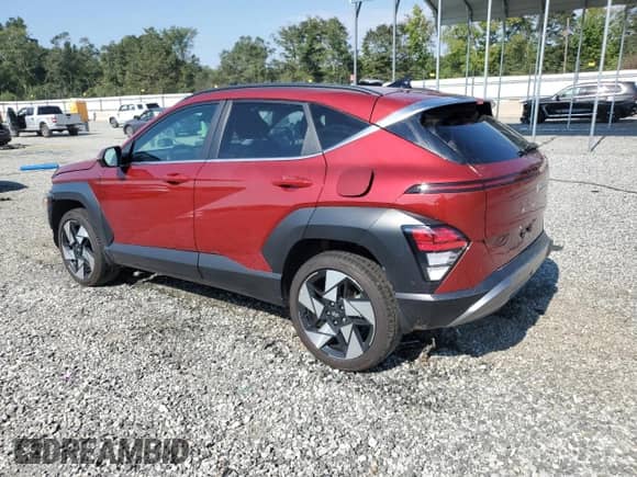 2025 Hyundai Kona Limited с VIN KM8HECA33SU240603, выставлен на аукционе Copart как лот 71232595 с пробегом 5 797 миль миль и Списание • Salvage title. История ставок и продаж доступна на DreamBid. Изображение 2.