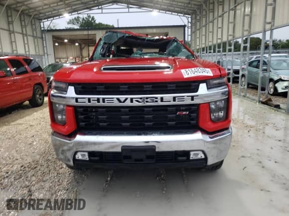 2023 Chevrolet Silverado 3500HD LT with VIN 2GC4YTEY0P1731570, listed as a Copart auction lot 81648345 with 17,340 mi miles and Salvage title. Bid and sale history available at DreamBid. Image 5.