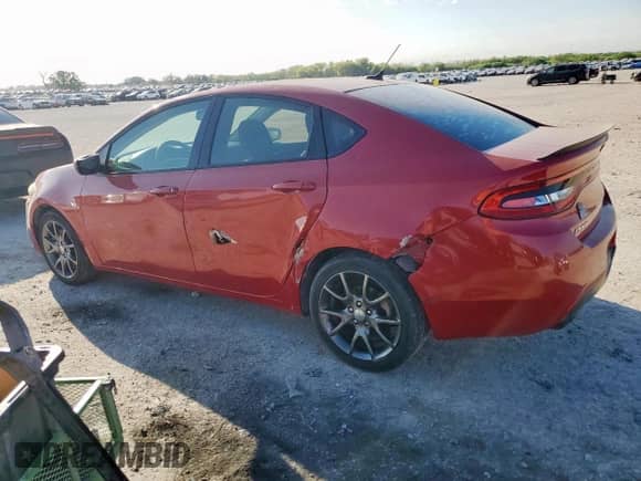 2013 Dodge Dart Rallye z VIN 1C3CDFBH3DD647745, wystawiony jako Copart lot #84411145 z przebiegiem 46 956 mil mil oraz Szkoda całkowita • Salvage title. Historia ofert i sprzedaży dostępna na DreamBid. Obrazek 2.
